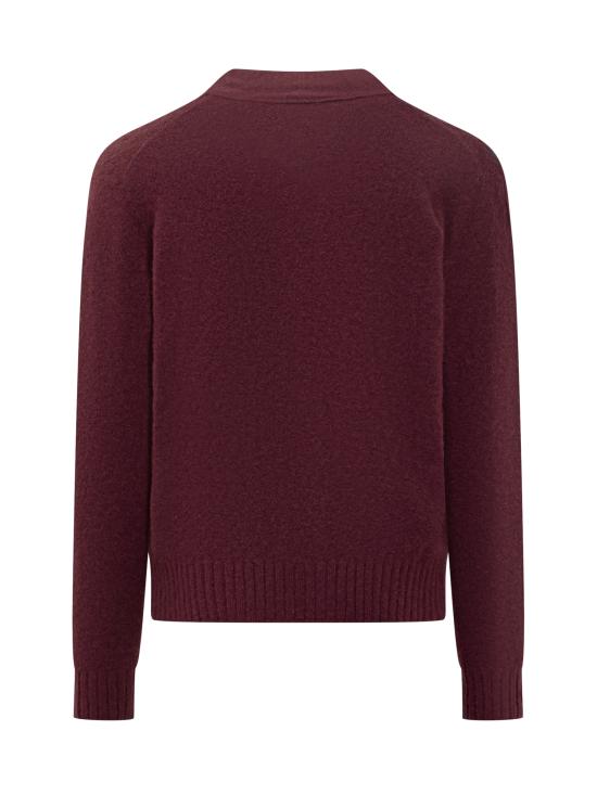 25FW 필리포 드 로렌티스 가디건 CB3MLTCS7RG 380 BORDEAUX - FILIPPO DE LAURENTIIS