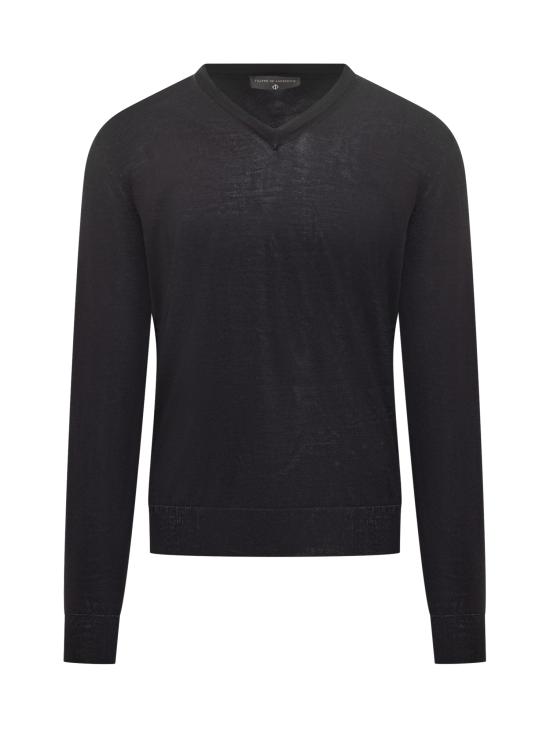 25FW 필리포 드 로렌티스 스웨터 CV1MLRM16R 890 NAVY