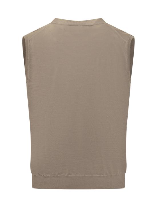 25FW 필리포 드 로렌티스 베스트 CB1SMRM16R 921 BEIGE - FILIPPO DE LAURENTIIS