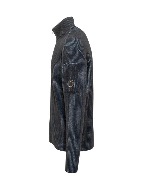 25FW 씨피 컴퍼니 스웨터 19CMKN257A006170A 815 AEGEAN BLUE - C.P. COMPANY