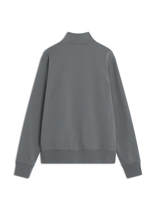 26FW 메종키츠네 폭스 헤드 지퍼 레귤러 스웨트셔츠 PM02134KM0340 P180 CHARCOAL - MAISON KITSUNE