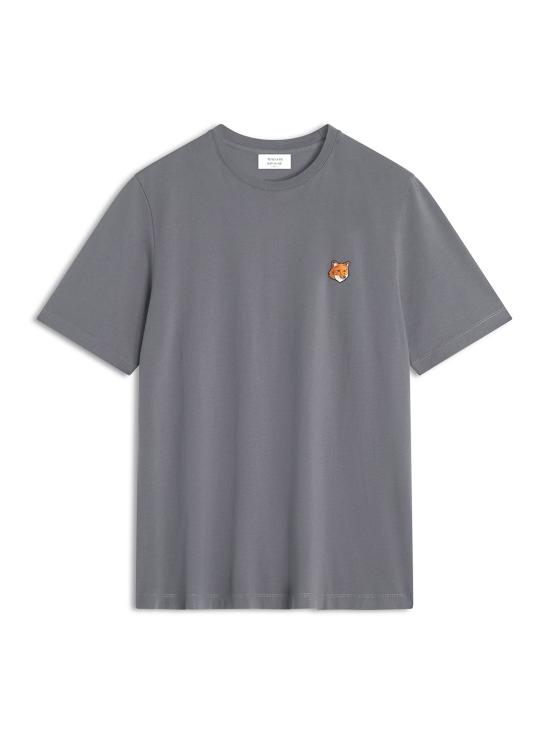 26FW 메종키츠네 폭스 헤드 레귤러 티셔츠 PM00107KJ7026 P180 CHARCOAL
