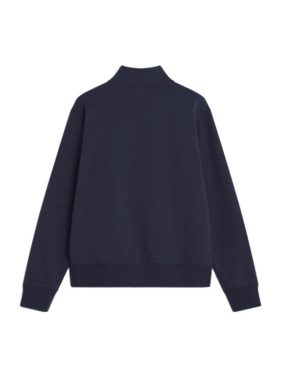 26FW 메종키츠네 폭스 헤드 지퍼 레귤러 스웨트셔츠 PM02134KM0340 0413 CLASSIC NAVY - MAISON KITSUNE