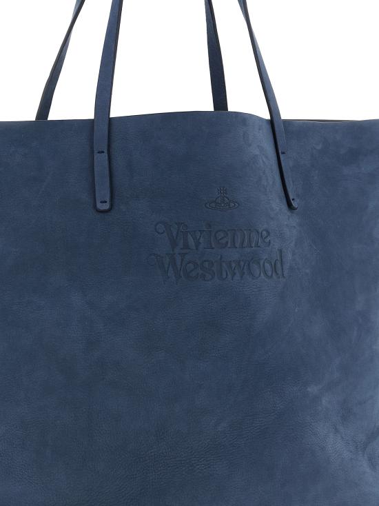 25FW 비비안웨스트우드 토트백 4205007OUL00CCK406 Blue - VIVIENNE WESTWOOD