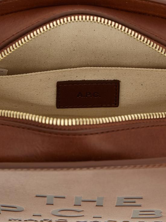 25FW 아페쎄 크로스백 PXBVVF67062CAD Brown - A.P.C.