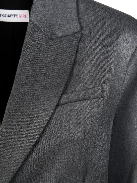 25FW [키즈] 파트리지아페페 자켓 7S0274 A676 S740 DARCK MELANGE GRIGIO - PATRIZIA PEPE