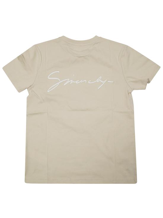 25FW [키즈] 지방시 티셔츠 H30967 184 CREMA BEIGE - GIVENCHY