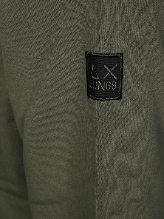 25FW 썬 68 후드 티셔츠 F45115 74 MILITARE VERDE - SUN 68