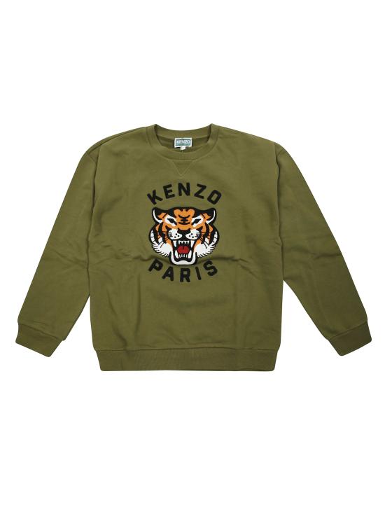 25FW [키즈] 겐조 티셔츠 K61432 64T SFAGNO VERDE