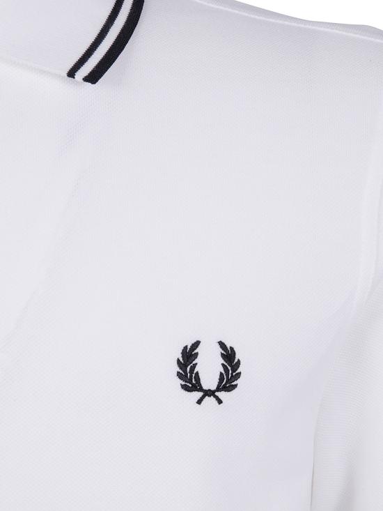 25FW 프레드페리 폴로 티셔츠 FP M3600P 55 200 WHITE - FRED PERRY