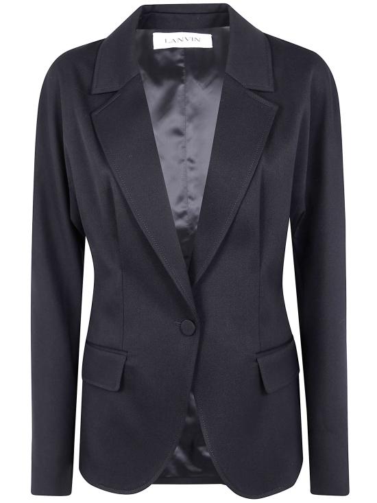 25FW 랑방 수트 자켓 RW JA0024 4885 H25 10 BLACK