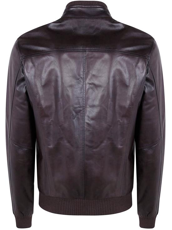 25FW 발바 가죽 자켓 FOX 51210 29 DARK BROWN - BARBA