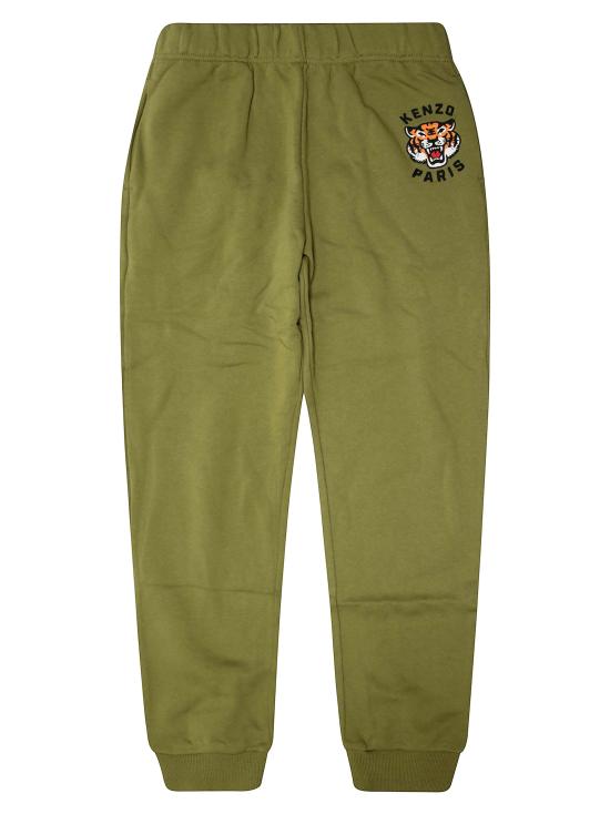 25FW [키즈] 겐조 트레이닝/조거 팬츠 K61455 64T SFAGNO VERDE