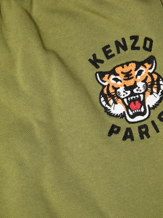 25FW [키즈] 겐조 트레이닝/조거 팬츠 K61455 64T SFAGNO VERDE - KENZO