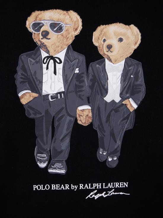 25FW 폴로 랄프로렌 후드 티셔츠 710 981 802 001 POLO BLK ELV HOLIDAY BEAR - POLO RALPH LAUREN