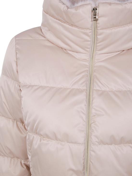 25FW 에르노 새틴 & 레이디 얼터너티브 퍼 롱 재킷 PI002124D 12170Z 1985 CHANTILLY - HERNO