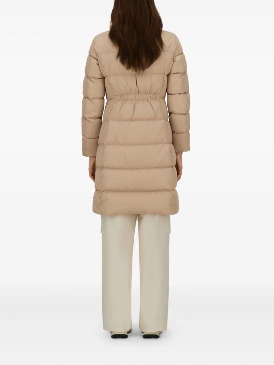 25FW 에르노 새틴 & 레이디 얼터너티브 퍼 롱 재킷 PI002124D 12170Z 1985 CHANTILLY - HERNO