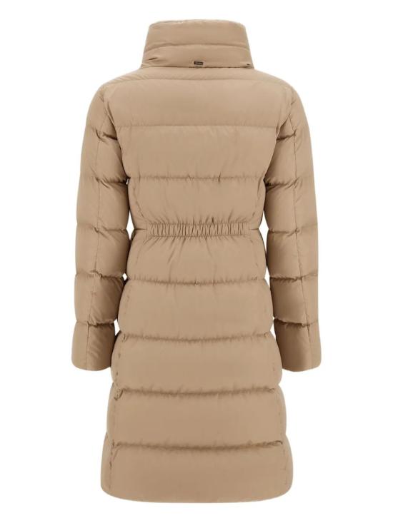 25FW 에르노 새틴 & 레이디 얼터너티브 퍼 롱 재킷 PI002124D 12170Z 1985 CHANTILLY - HERNO