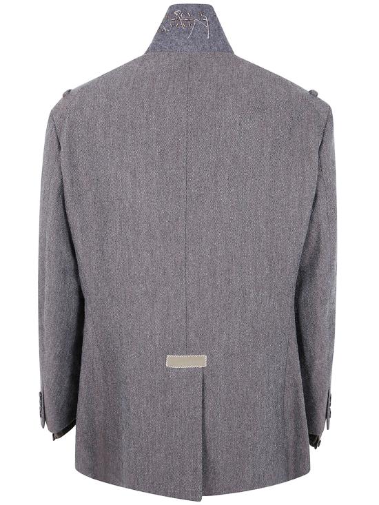 25FW 컬러 코트 25WCM J02105 09 HERRINGBONE - KOLOR