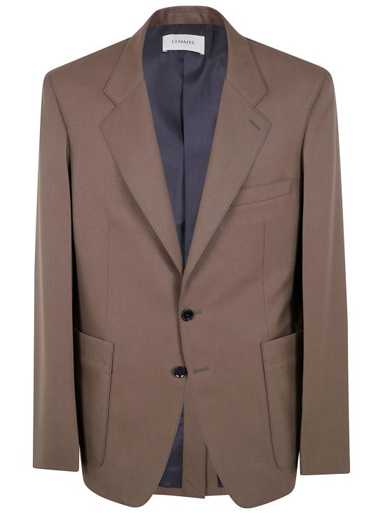 25FW 르메르 수트 자켓 JA1084 LF1048 MU065 TAUPE MELANGE - LEMAIRE