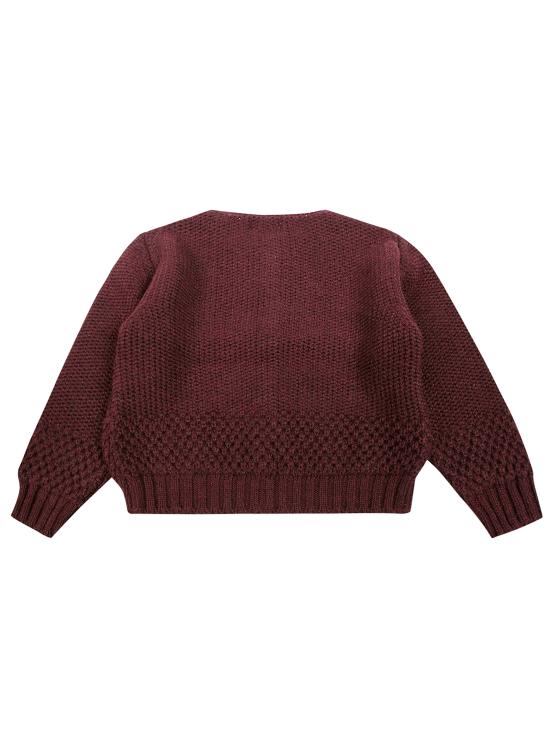 25FW [키즈] 원 플러스 인 더 패밀리 가디건 25W210 MELANZANA VIOLA - 1 + IN THE FAMILY