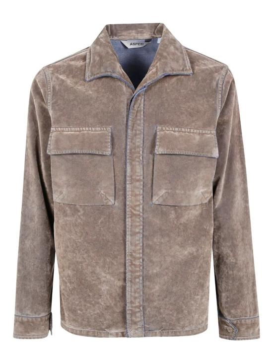 25FW 아스페시 긴팔 셔츠 W5 A CE48 D563 10075 DOVE GREY - ASPESI