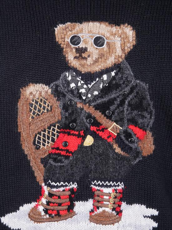 25FW 폴로 랄프로렌 스웨터 710 982 140 001 POLO BLACK HOLIDAY BEAR - POLO RALPH LAUREN