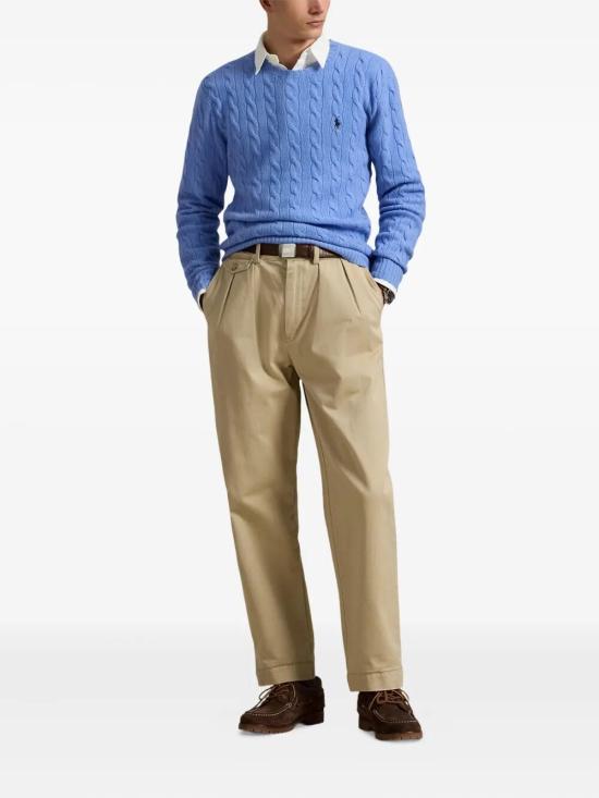 25FW 폴로 랄프로렌 케이블 니트 스웨터 710 876 762 032 NEW LITCHFIELD BLUE - POLO RALPH LAUREN