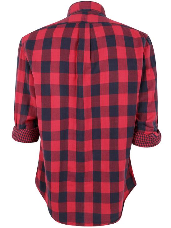 25FW 폴로 랄프로렌 긴팔 셔츠 710 P00 517 001 RED BLACK - POLO RALPH LAUREN