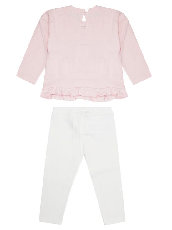 25FW [키즈] 모스키노 캐주얼 세트 MDK03C LBA11 84241 SUGAR ROSE CLOUD MULTICOLOR - MOSCHINO