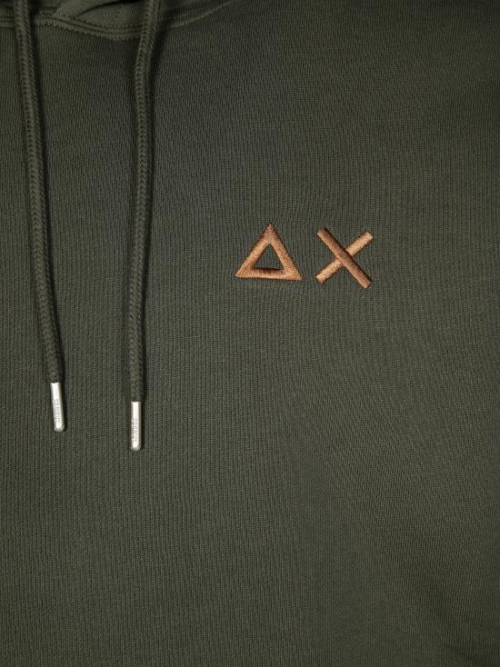 25FW 썬 68 후드 티셔츠 F45104 74 MILITARE VERDE - SUN 68