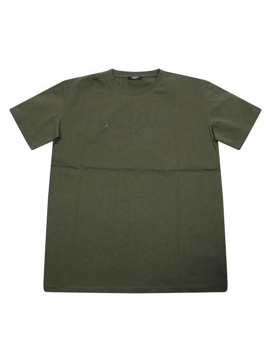 25FW [키즈] 발망 티셔츠 BX8Q81 Z3186 762 GREEN VERDE