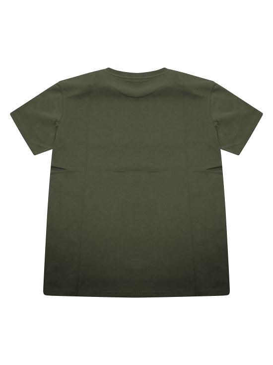 25FW [키즈] 발망 티셔츠 BX8Q81 Z3186 762 GREEN VERDE - BALMAIN