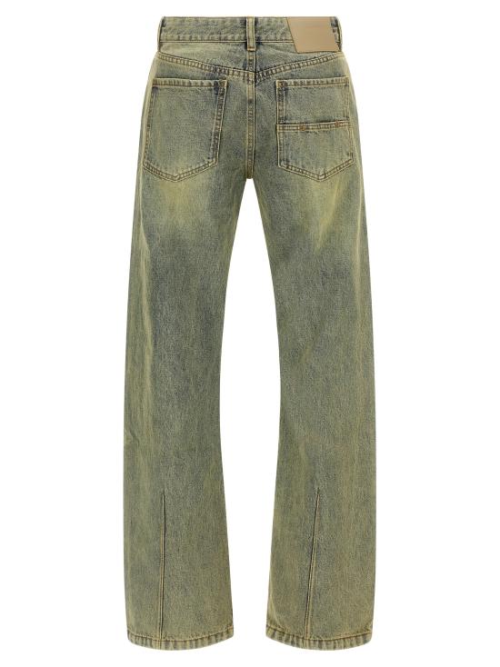 26SS 엔타이어 스튜디오 데님 팬츠 ESWW2511010SW0SW Yellow - ENTIRE STUDIOS