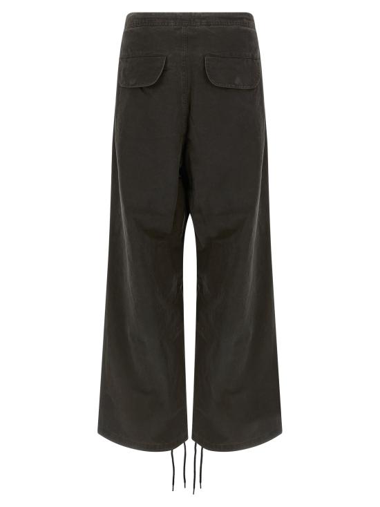 26SS 엔타이어 스튜디오 스트레이트 팬츠 UNU253009WBWB Black - ENTIRE STUDIOS