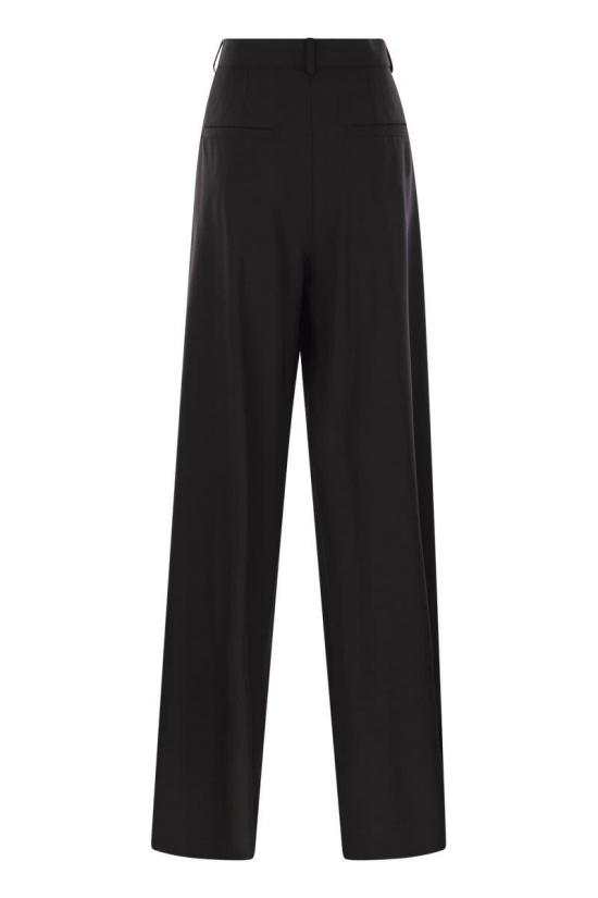 25FW 스포트막스 스트레이트 팬츠 2522136012600 003 Black - SPORTMAX