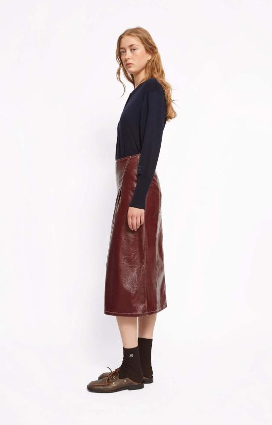  Roseanna 미디 스커트 Martine 스커트 보르도 - OTHER BRANDS