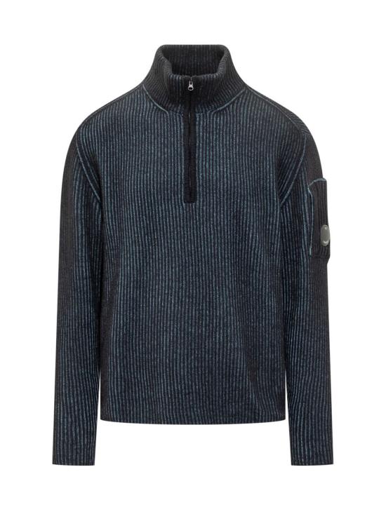 25FW 씨피 컴퍼니 집업 니트 19CMKN257A006170A 815 BLUE