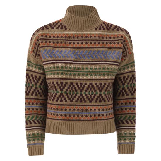 25FW 위켄드막스마라 터틀넥 2525366272600 CAMEL