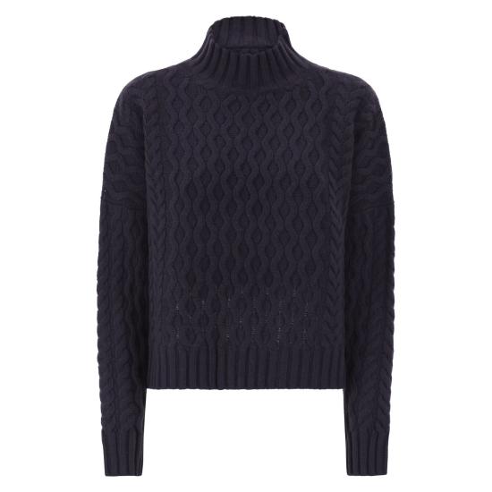 25FW 위켄드막스마라 터틀넥 2525366202600 BLUE