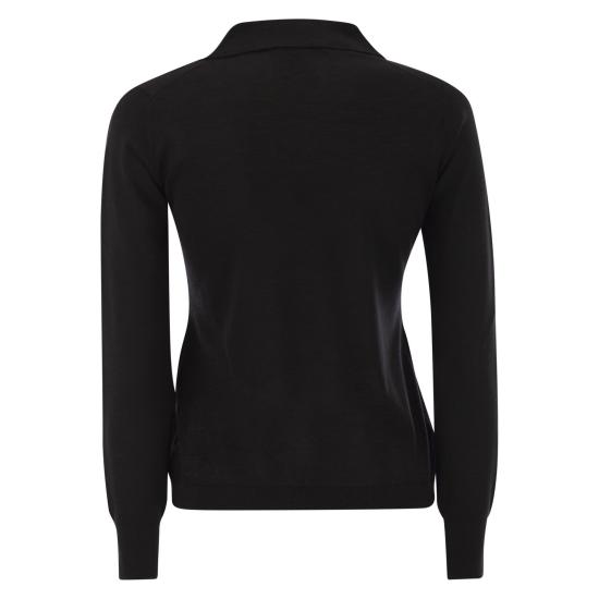 25FW 위켄드막스마라 카파 버진울 스웨터 2525366052600 BLACK - WEEKEND MAX MARA