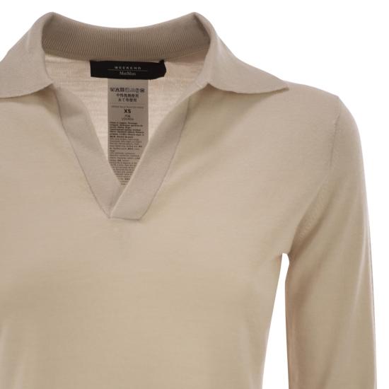 25FW 위켄드막스마라 카파 버진울 스웨터 2525366052600 BEIGE - WEEKEND MAX MARA