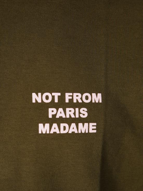 25FW 드롤드무슈 반팔 티셔츠 I TS203 CO002 KK KAKI VERDE - DROLE DE MONSIEUR