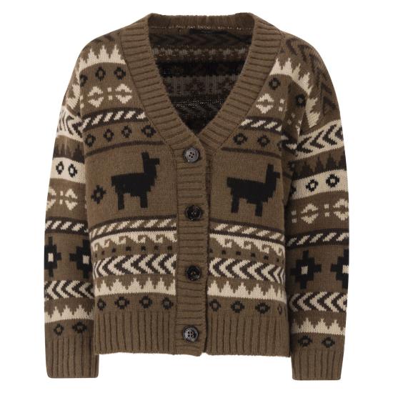 25FW 위켄드막스마라 OVATTA 오바타 아크릴 가디건 2525346092600 CAMEL