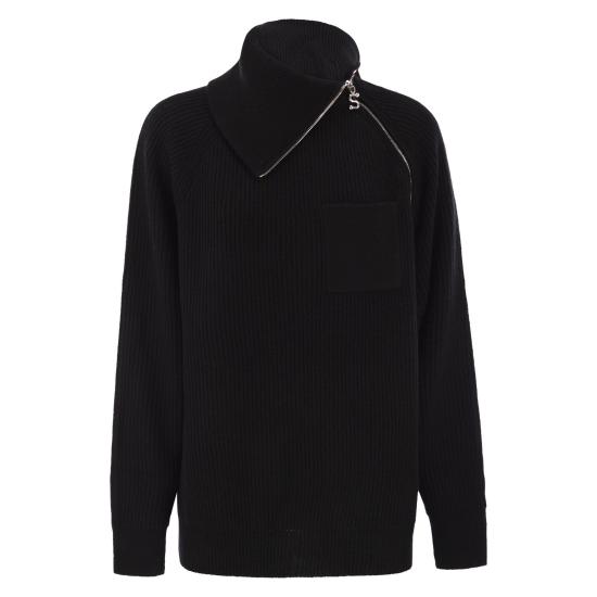 25FW 스포트막스 터틀넥 2522366032600 BLACK