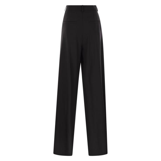 25FW 스포트막스 스트레이트 팬츠 2522136012600 BLACK - SPORTMAX