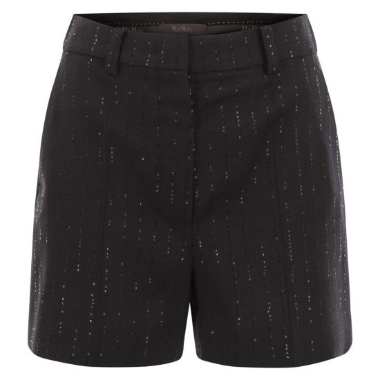 25FW 막스마라 숏팬츠 2521146014600 BLACK