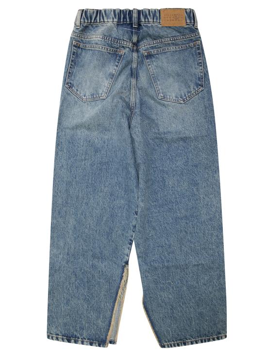 25FW [키즈] MM6 메종마르지엘라 진 M60452 MM05V M601 BLU - MM6 MAISON MARGIELA