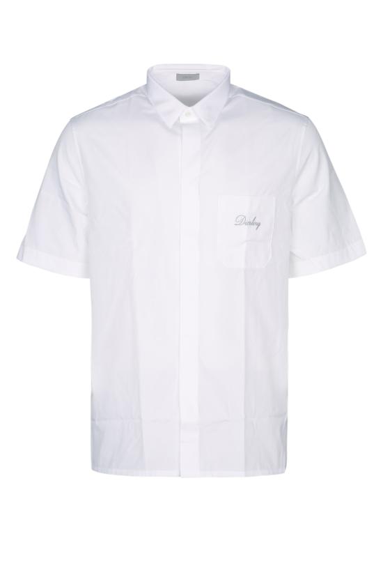 25FW 디올 긴팔 셔츠 493C521D1581 088 WHIMWHITE