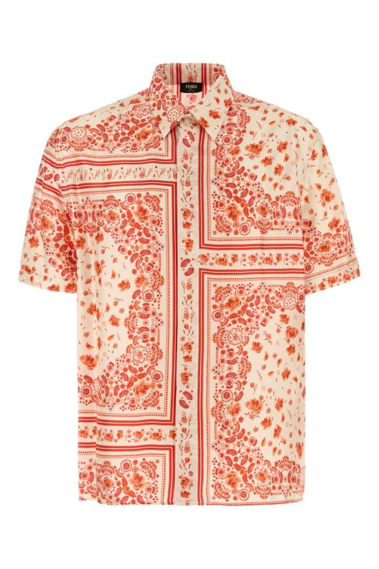 25SS 펜디 긴팔 셔츠 FS0795AUVQ F0D4T Printed